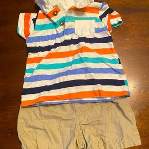 Child of mine striped set 6-9 month